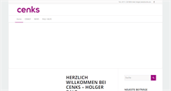 Desktop Screenshot of cenks.de